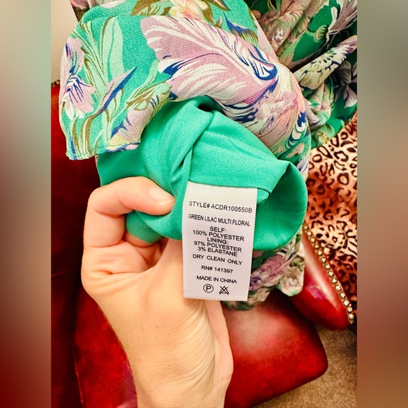 ASTR the Label One Shoulder Floral Midi Dress, Size XS in EUC - Picture 10 of 10